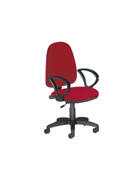 Silla rocada con brazos color burdeos diametro base 610 mm respaldo de 490 mm x 420 mm Silla rocada con brazos color burdeos diametro base 610 mm respaldo de 490 mm x 420 mm