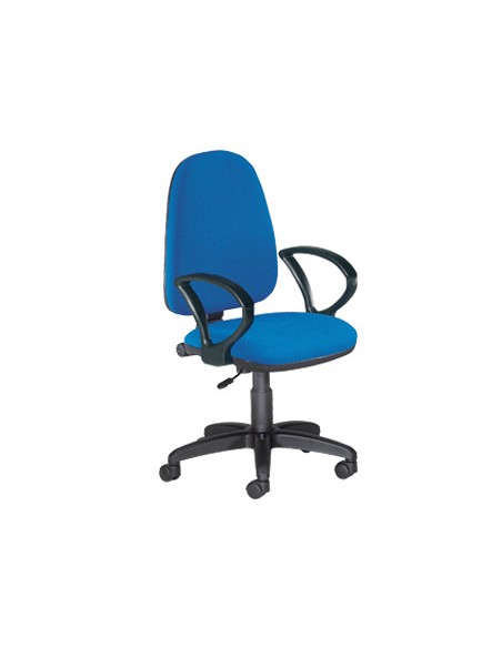 Silla rocada con brazos color azul diametro base 610 mm respaldo de 490 mm x 420 mm Silla rocada con brazos color azul diametro base 610 mm respaldo de 490 mm x 420 mm