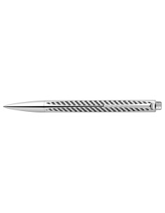 Boligrafo caran d ache rnx316 fiber acero inox grabada en urdimbre a laser con estuche punta media