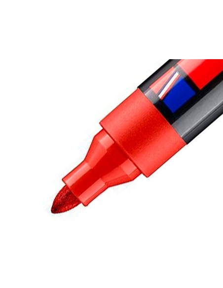 Rotulador edding marcador permanente 300 rojo punta redonda 15 3 mm recargable