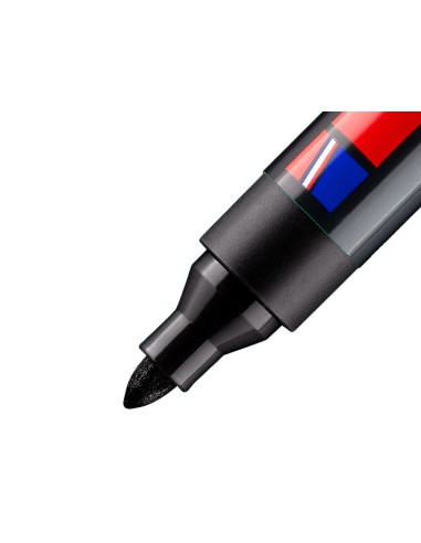 Rotulador edding marcador permanente 300 negro punta redonda 15 3 mm recargable