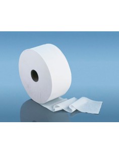 Papel higienico industrial gofrado buga reciclado 2 capas 130 m