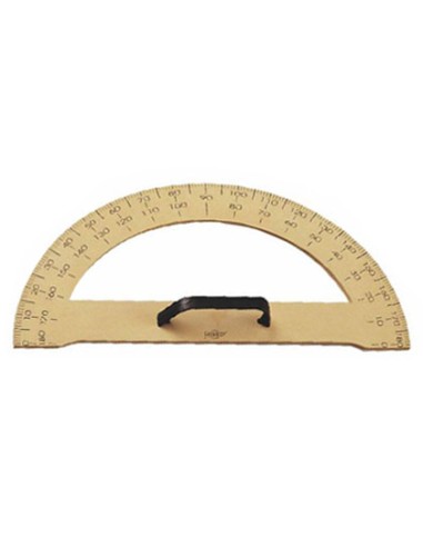 Semicirculo para encerado faibo de plastico imitacion madera 34 cm