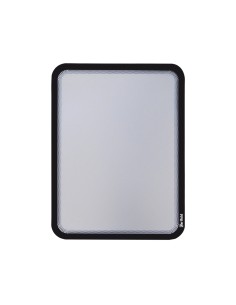 Marco porta anuncios tarifold magneto din a4 con 4 bandas magneticas en el dorso color negro pack de 2 unidades