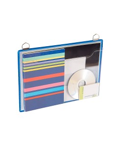 Funda para colgar tarifold din a4 anilla metalica formato horizontal pack de 5 unidades color azul