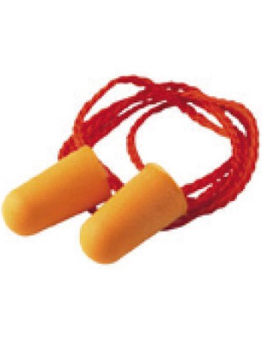 Protector auditivo 3m desechables con cordon caja de 100 pares