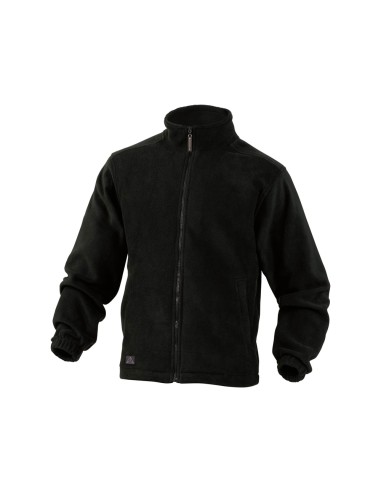 Chaqueta deltaplus polar con cremallera 2 bolsillos color negro talla xxl