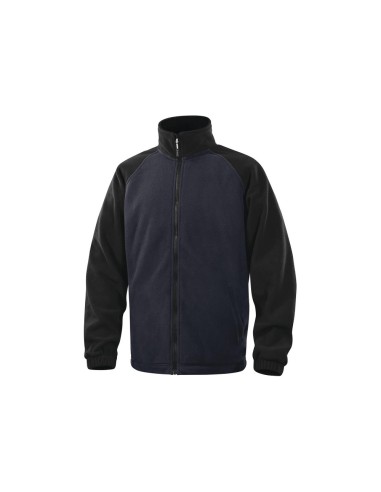 Chaqueta deltaplus polar con cremallera 2 bolsillos color azul talla xl