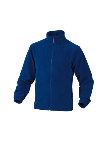 Chaqueta deltaplus polar con cremallera 2 bolsillos color azul talla 3xl