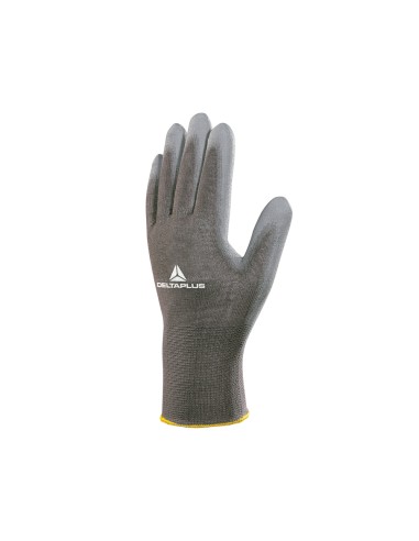 Guantes deltaplus poliester antideslizante lavable especial para manipulacion y manutencion gris talla 10