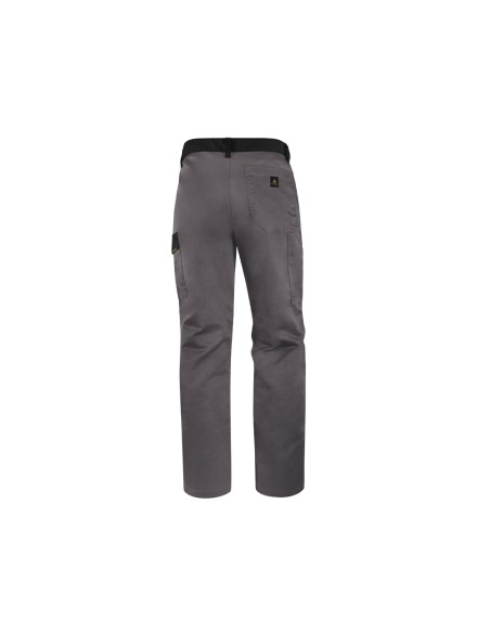 Pantalon de trabajo deltaplus cintura ajustable 5 bolsillos color gris verde talla 3xl Pantalon de trabajo deltaplus cintura ajustable 5 bolsillos color gris verde talla 3xl