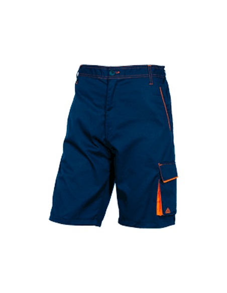 Pantalon de trabajo deltaplus bermuda cinta ajustable 5 bolsillos color azul naranjatalla 3xl Pantalon de trabajo deltaplus bermuda cinta ajustable 5 bolsillos color azul naranjatalla 3xl