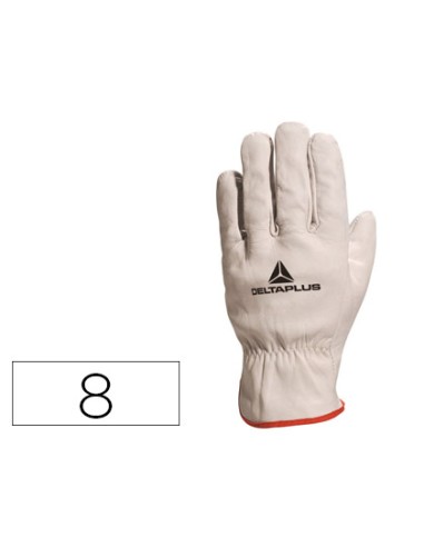 Guantes deltaplus piel vacuno especial para todo tipo de trabajos el mas vendido del mercado talla 8
