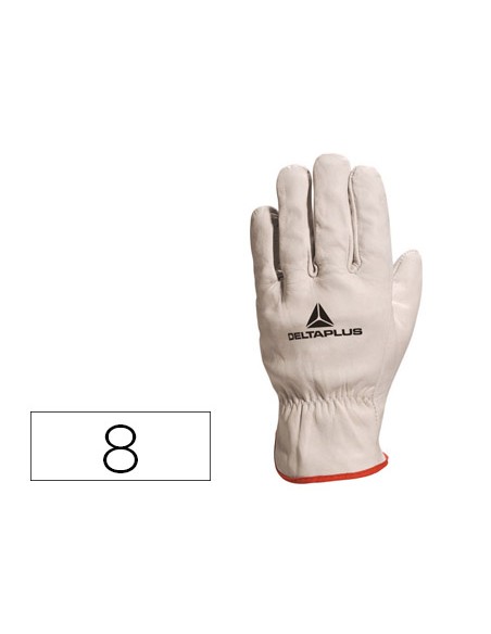 Guantes deltaplus piel vacuno especial para todo tipo de trabajos el mas vendido del mercado talla 8
