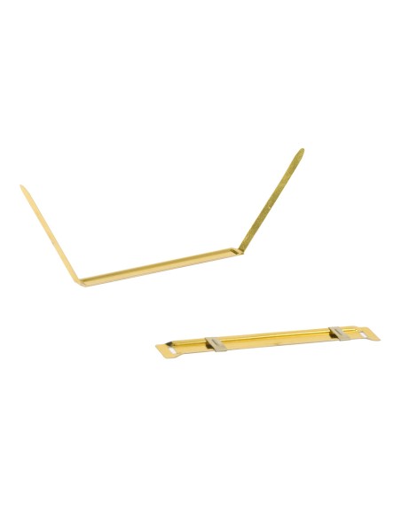 Encuadernador fastener q connect dorado caja de 50 unidades