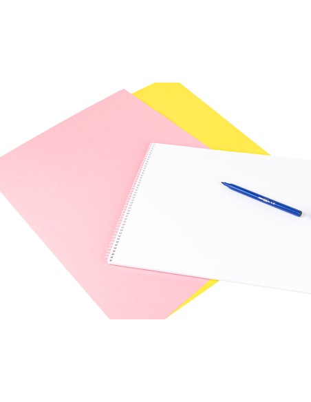 Bloc dibujo liderpapel artistico espiral 460x325mm 20 hojas 180gr m2 sin recuadro perforado