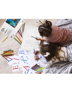 Bloc dibujo liderpapel artistico espiral 460x325mm 20 hojas 180gr m2 sin recuadro perforado