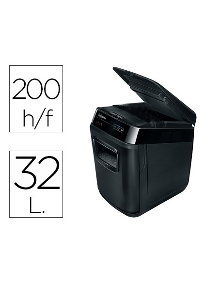 Destructora de documentos fellowes automax 200c capacidad de corte 200 hojas destruye clips tarjetas y cd Destructora de documentos fellowes automax 200c capacidad de corte 200 hojas destruye clips tarjetas y cd