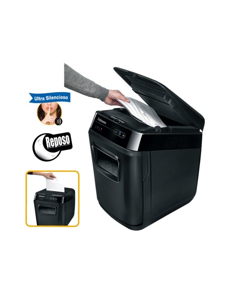 Destructora de documentos fellowes automax 200c capacidad de corte 200 hojas destruye clips tarjetas y cd Destructora de documentos fellowes automax 200c capacidad de corte 200 hojas destruye clips tarjetas y cd