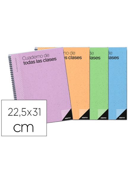 Cuaderno de todas las clases sv additio plan mensual del curso evaluacion continua y programacion semanal 225x31cm