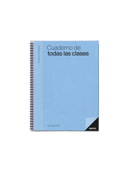 Cuaderno de todas las clases sv additio plan mensual del curso evaluacion continua y programacion semanal 225x31cm