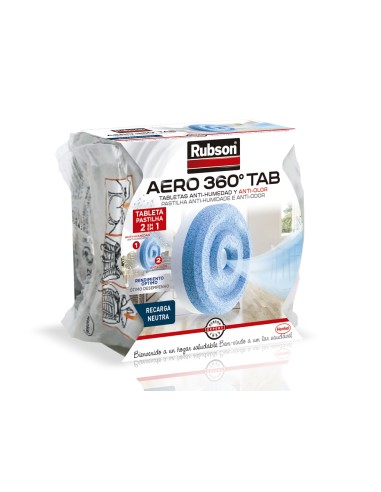 Recambio pastilla deshumidificador rubson aero 360º