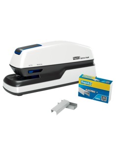 Grapadora rapid electrica optima grip capacidad 20 hojas