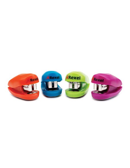 Grapadora rexel buddy caja grapas capacidad 10 hojas colores surtidos Grapadora rexel buddy caja grapas capacidad 10 hojas colores surtidos