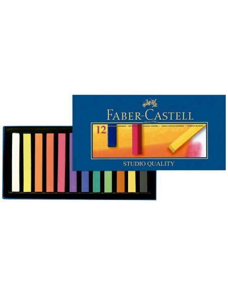 Tiza pastel faber castell estuche carton de 12 unidades colores surtidos Tiza pastel faber castell estuche carton de 12 unidades colores surtidos