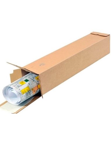 Caja para embalar q connect tubo medidas 1020x150x150 mm espesor carton 3 mm