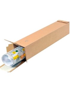 Caja para embalar q connect tubo medidas 725x95x95 mm espesor carton 3 mm