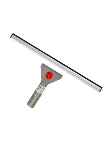 Limpiaventanas q connect industrial mango de acero y hoja limpiadora de plastico de 40 cm de ancho