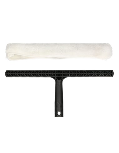 Limpiaventanas q connect industrial mango de plastico y hoja limpiadora de 40 cm de ancho