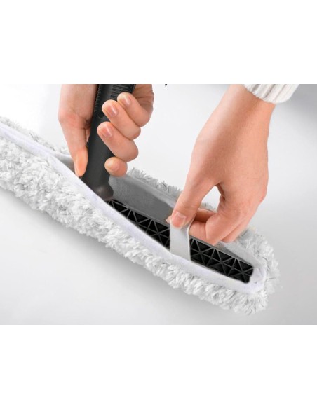 Limpiaventanas q connect industrial mango de plastico y hoja limpiadora de 40 cm de ancho