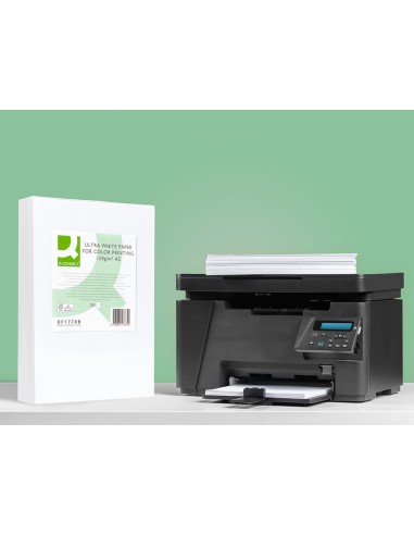 Papel fotocopiadora q connect ultra white din a3 120 gramos paquete de 250 hojas