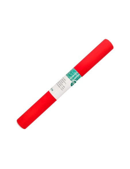 Rollo adhesivo liderpapel unicolor rojo brillo rollo de 045 x 2 mt