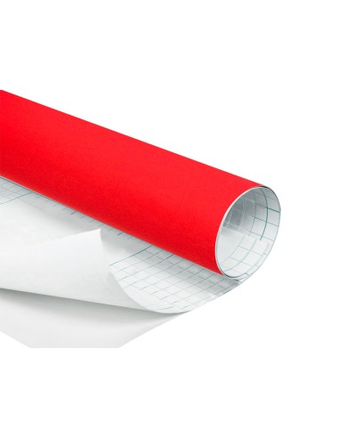 Rollo adhesivo liderpapel unicolor rojo brillo rollo de 045 x 2 mt