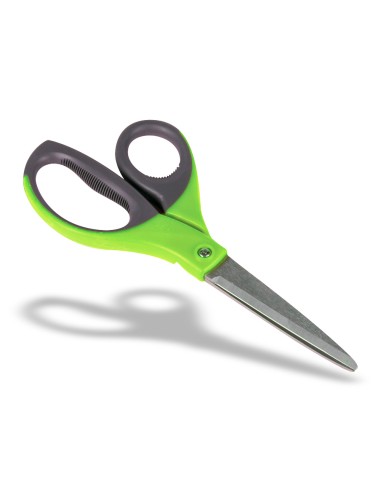 Tijera q connect mango caucho 8 21 cm blister