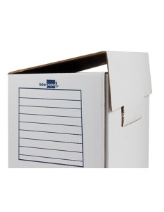 Caja archivo definitivo liderpapel ecouse carton 100 reciclado folio doble ancho 367x251x200mm 325g m2