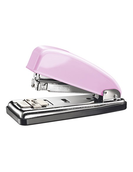 Grapadora petrus 226 rosa strawberry cream capacidad 30 hojas