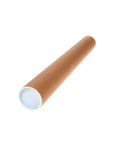 Tubo de carton q connect portadocumentos tapa plastico 60x640 mm