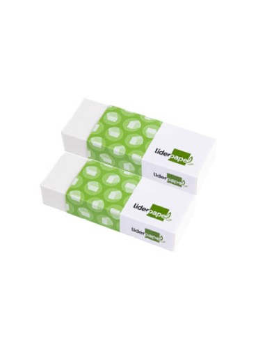 Goma de borrar liderpapel blanca unidad