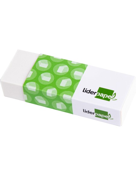 Goma de borrar liderpapel blanca unidad