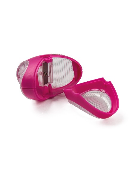 Sacapuntas liderpapel star plastico 1 uso con deposito colores surtidos Sacapuntas liderpapel star plastico 1 uso con deposito colores surtidos