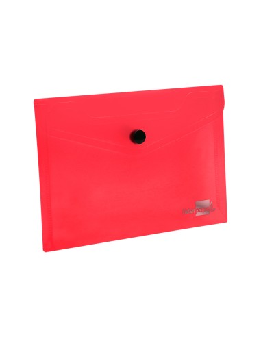 Carpeta liderpapel dossier broche polipropileno din a6 rojo transparente