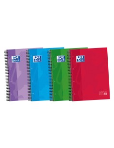 Bloc espiral oxford tapa extradura optik paper microperdin a4 120 h 50 hojas gratis cuadros 5 mm con 3 separadores