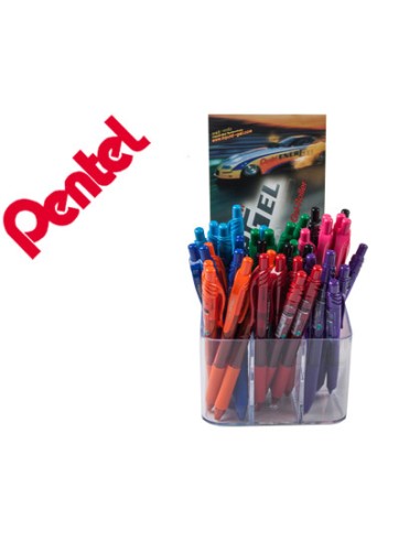 Roller pentel energel 107 retractil 07 mm colores surtidos