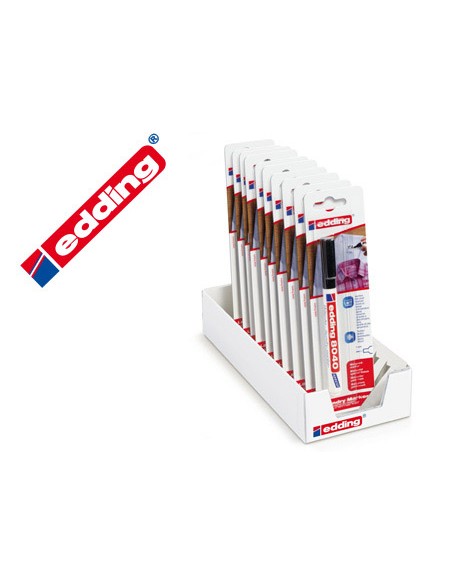 Rotulador edding 8040 1 para tejido color negro