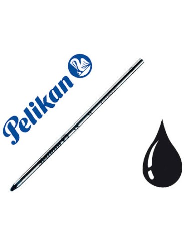 Recambio boligrafo pelikan mini 38 corto negro punta media