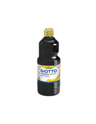 Tempera liquida giotto escolar lavable 1000 ml negra